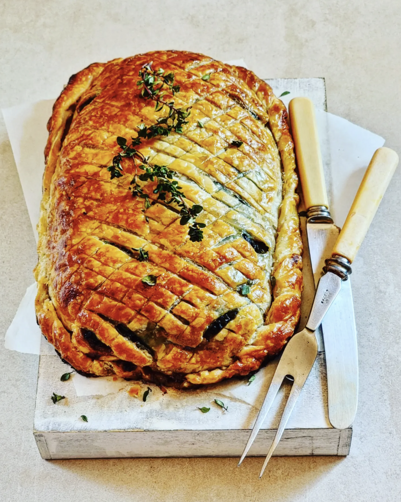 Mushroom & Spinach Wellington (Vegan) - Nuttelex