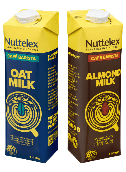 Nuttelex food service milks